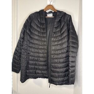 Excelled Collection Women's Puffer Jacket Style MX2037PP - Black US Size 3X